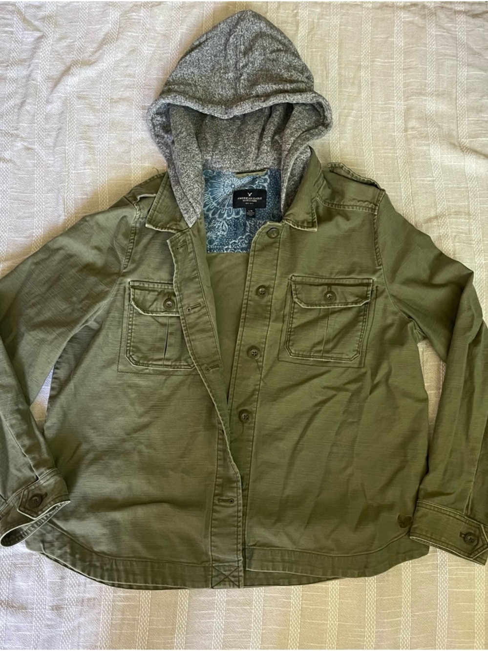 American Eagle Outfitters olive jacket